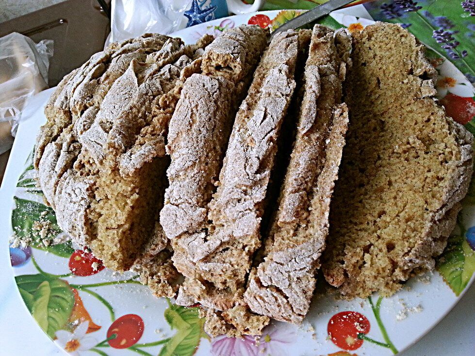 Бездрожжевой хлеб